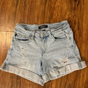 Judy Blue Shorts Size Small Light Wash Distressed